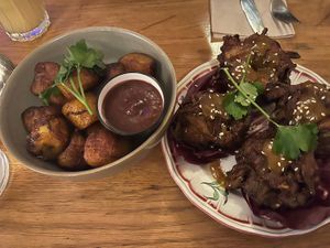 Starters  at L'Embuscade in Paris