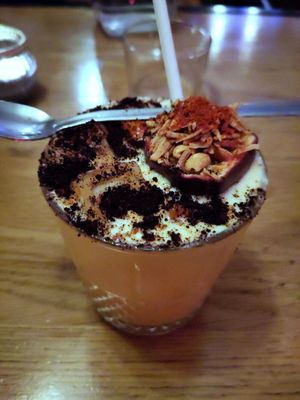 Tshegue cocktail at L'Embuscade in Paris