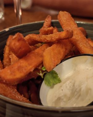 Sweet potatoes at L'Embuscade in Paris