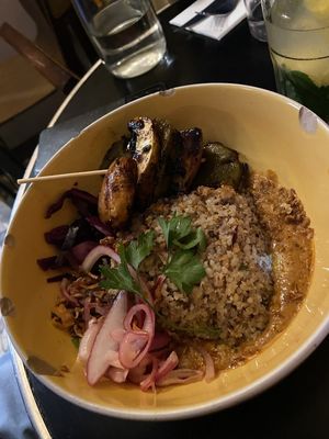 Senegalese dish at L'Embuscade in Paris