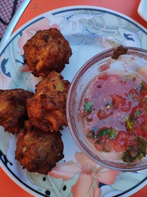Beignets d'arachide at L'Embuscade in Paris