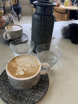 Delicious soy flat white  at Against The Grind in Mill Park