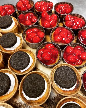 Oreo and Cherry Mini Cheesecakes at Planted Bakery in Fort Worth