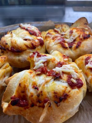Pizza Cruffin at Planted Bakery in Fort Worth