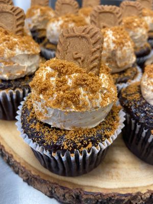 Biscoff Cupcake at Planted Bakery in Fort Worth