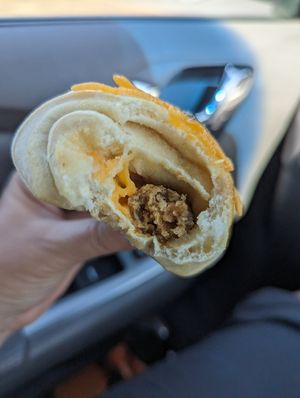 Sausage roll at Planted Bakery in Fort Worth