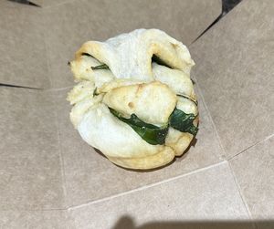 Spinach/cheese cuffin   at Planted Bakery in Fort Worth