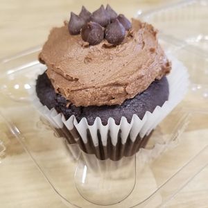 Triple Chocolate Cupcake at Planted Bakery in Fort Worth