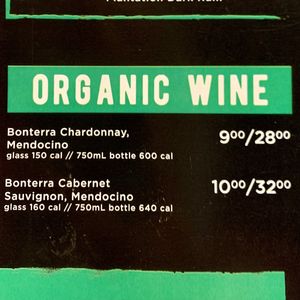 Wine Menu  at Hopdoddy Burger Bar in Round Rock