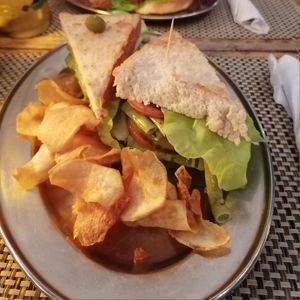 Vegetable sandwich #Veganuary at Fonda Al Pirata in Havana