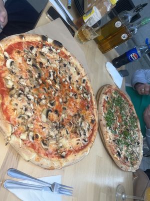 2 times pizza novembre (one without parsley)   at Pizzeria Bube Antoniego in Wroclaw