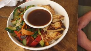 Bibimbap at Gaijin in Bendigo