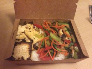 Takeaway bibimbap at Gaijin in Bendigo