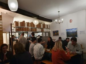 Dining room #Veganuary at House of MoMo in North London