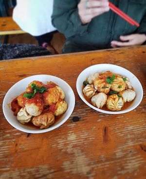 Dumplings at House of MoMo in North London