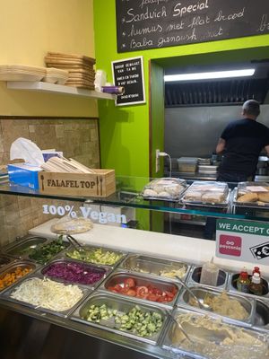   at Falafel Top in Leuven