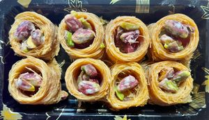 Sweet Baklava at Falafel Top in Leuven