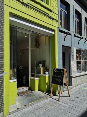 Outside at Falafel Top in Leuven
