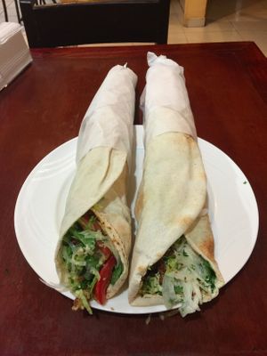 FALAFEL WRAPS 1 at O'Libano in San Jose