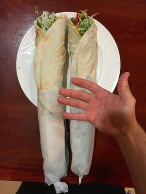 FALAFEL WRAPS 2 at O'Libano in San Jose