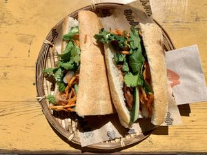 Jackfruit Banh Mi  at Banh Mi in Antwerpen