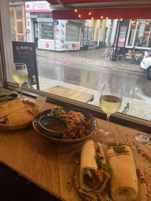 Banh Mi and noodle salad  at Banh Mi in Antwerpen
