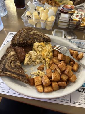 Vegan Big Platter.  at Queens Coach in Niagara Falls