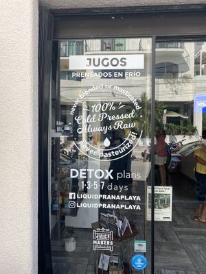   at Liquid Prana in Playa Del Carmen