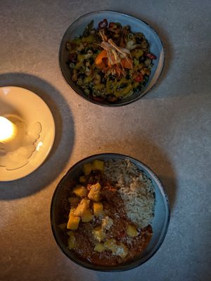 The Indonesian (up) and the Namibian (down) at Skrymslet Under Trappan in Norrkoping