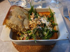 Italienaren, cannelloni. Very yummy 😃 at Skrymslet Under Trappan in Norrkoping