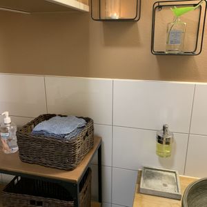 Reusable towels  at Skrymslet Under Trappan in Norrkoping