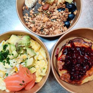 Shared breakfast at Hé Jij in Katwijk Aan Zee