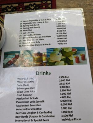  at Benny's Vegan in Battambang