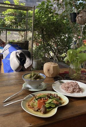   at Benny's Vegan in Battambang