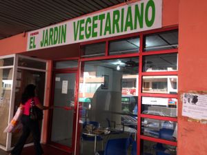 - at El Jardin Vegetariano in Panama City