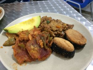 - at El Jardin Vegetariano in Panama City