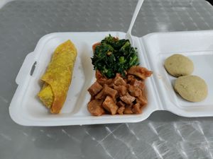 Good food but the waste... at El Jardin Vegetariano in Panama City