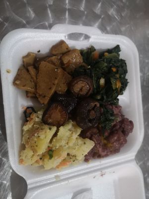 Our picks from the buffet at El Jardin Vegetariano in Panama City