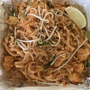 Pad Thai  at Happy Thai in Bloomington