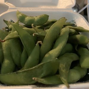 Edamame  at Happy Thai in Bloomington