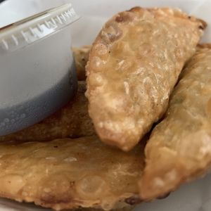 Fried dumplings at Happy Thai in Bloomington
