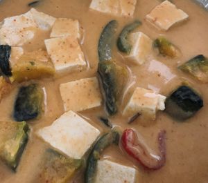 Pumpkin curry. Incredible! at Happy Thai in Bloomington