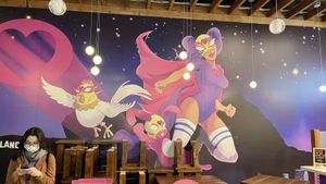 Artwork at Chicana Vegana in Fullerton