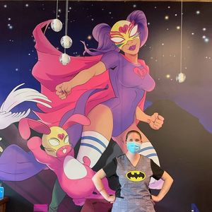 Superheroes eat here 🦹‍♀️🦸‍♀️ at Chicana Vegana in Fullerton