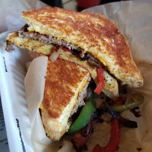 Philly Melt at Chicana Vegana in Fullerton