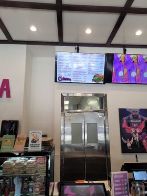 Menu at Chicana Vegana in Fullerton