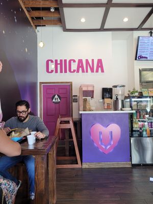 Inside at Chicana Vegana in Fullerton