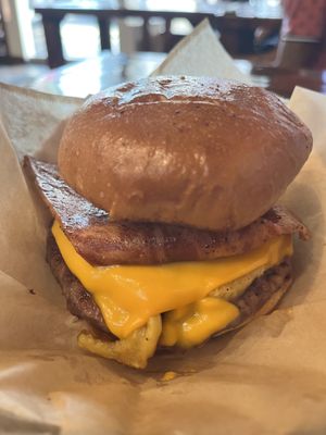 Breakfast burger   at Chicana Vegana in Fullerton