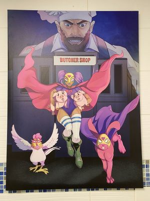 Poster in bathroom   at Chicana Vegana in Fullerton