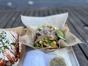 All the tacos  at Chicana Vegana in Fullerton